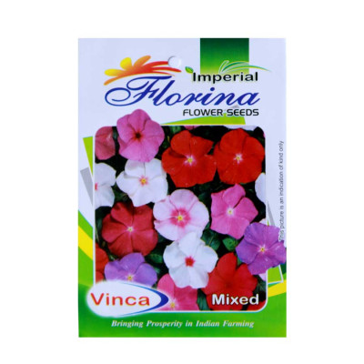 Vinca Mixed Flower Hybrid Seeds (pack of 5)