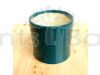 5 inch Glossy Green Decorative Cylindrical Ceramic Pot