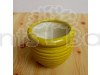 3 inch Kulhad Shape Yellow Ceramic Pot